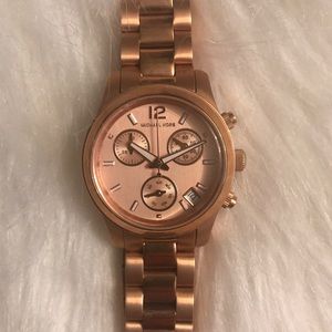 Micheal Kors rose gold watch
